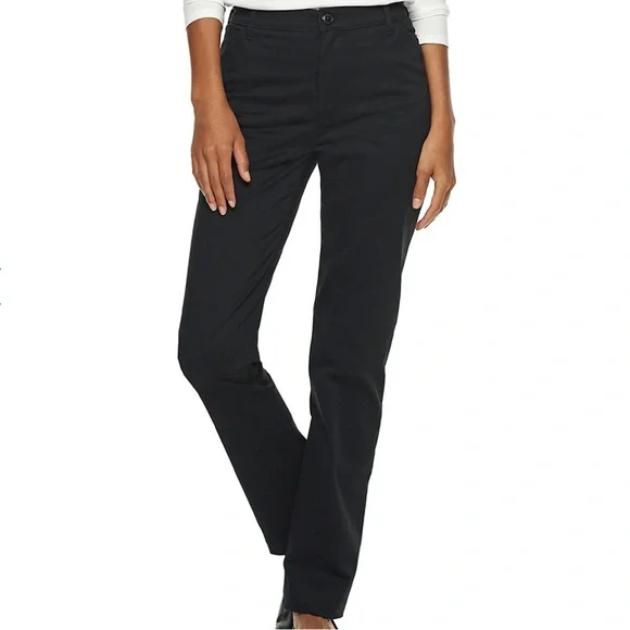 Pantaloni Donna Lee Relaxed Fit - Gamba Dritta, Vita Elasticizzata, Tessuto Morbido, Per Tutti I Giorni - 5